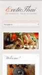 Mobile Screenshot of exoticthairestaurant.com